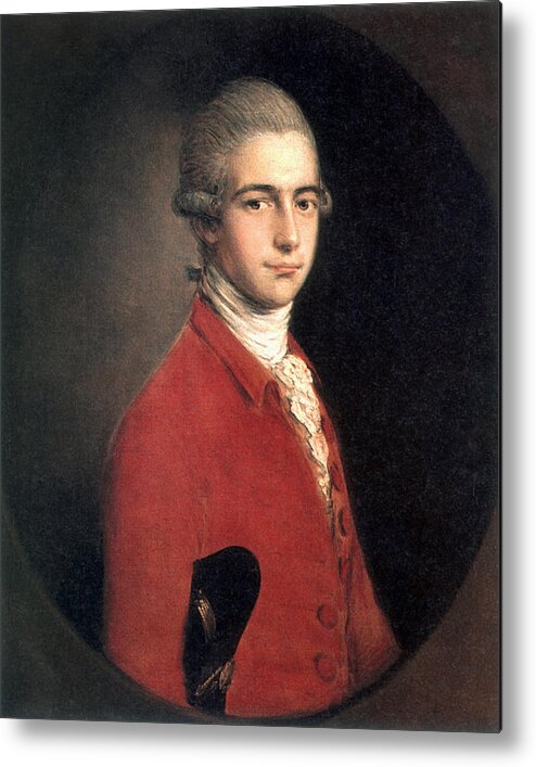18th Century Metal Print featuring the photograph Thomas Linley The Younger by Granger