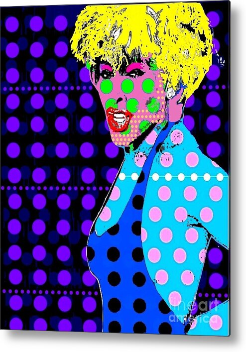 Tina Turner Metal Print featuring the digital art Tina by Ricky Sencion