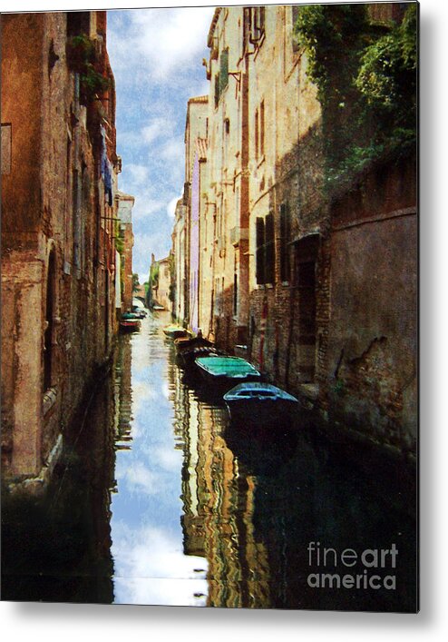 Venice Metal Print featuring the photograph Venice Canal by Deborah Smith