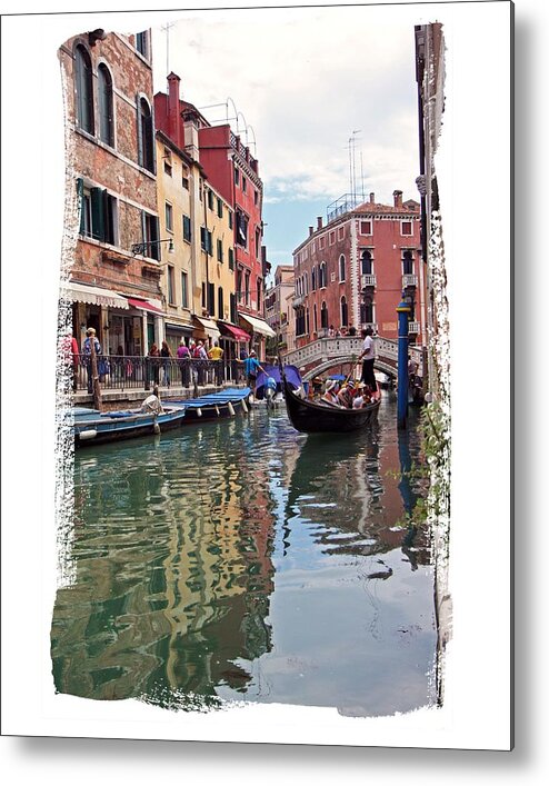 Venice Metal Print featuring the photograph Venice Canal by Judy Deist