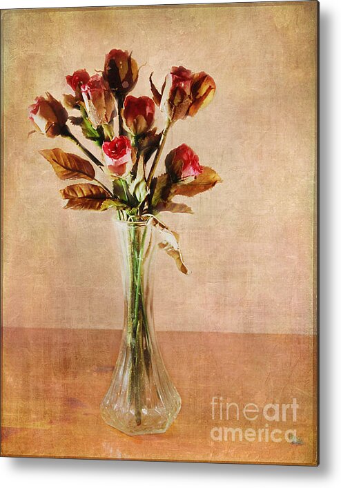 Roses Metal Print featuring the photograph Vintage Roses by Judi Bagwell