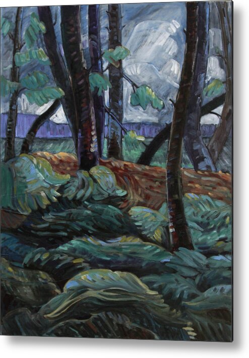  Metal Print featuring the painting West of Cheanuh by Rob Owen