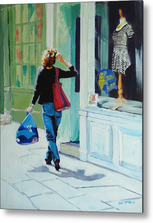 Window Metal Print featuring the painting Window Shopping by Neil McBride