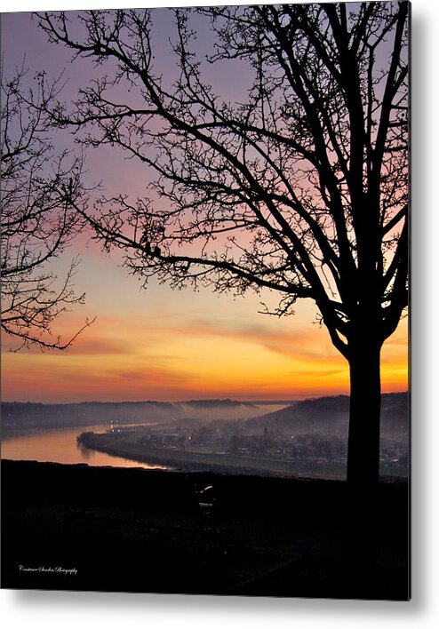 Sunrise Metal Print featuring the photograph Winter Sunrise in Eden Park by Constance Sanders