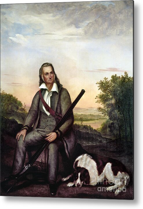 1841 Metal Print featuring the painting John James Audubon #0103301 by Granger