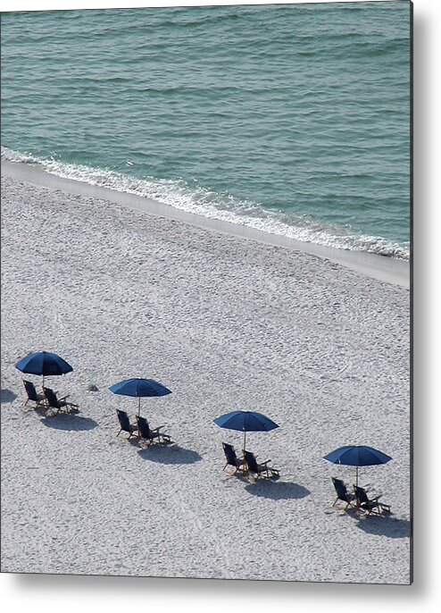 Beach Metal Print featuring the photograph Beach Therapy 1 by Marie Hicks