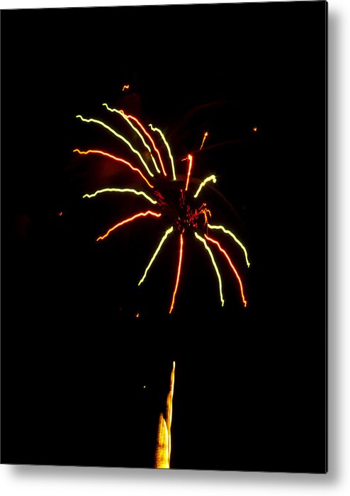 Fireworks Metal Print featuring the photograph Fourth of July by Bill Barber