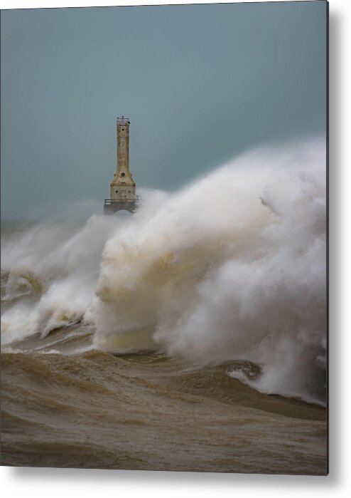 Storm Metal Print featuring the photograph Power #1 by Brad Bellisle