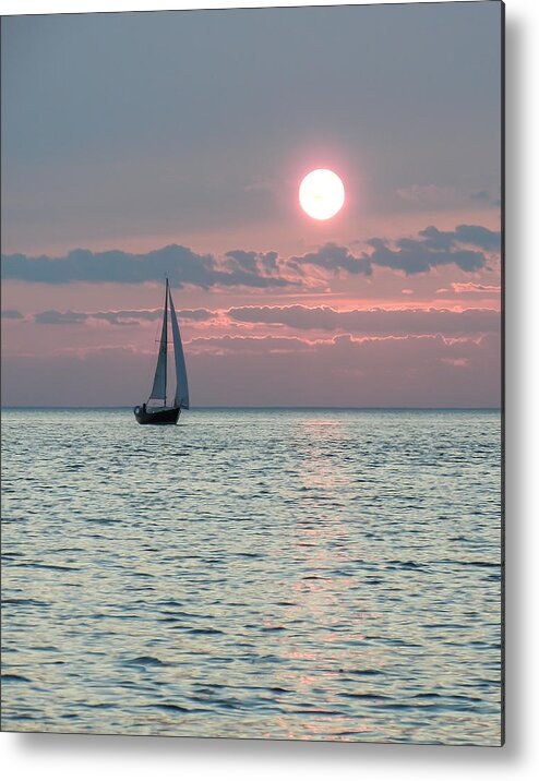 Landscape Metal Print featuring the photograph Serenity #1 by Terry Ann Morris