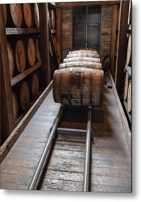Kentucky Metal Print featuring the photograph Whiskey Barrels #3 by John Daly