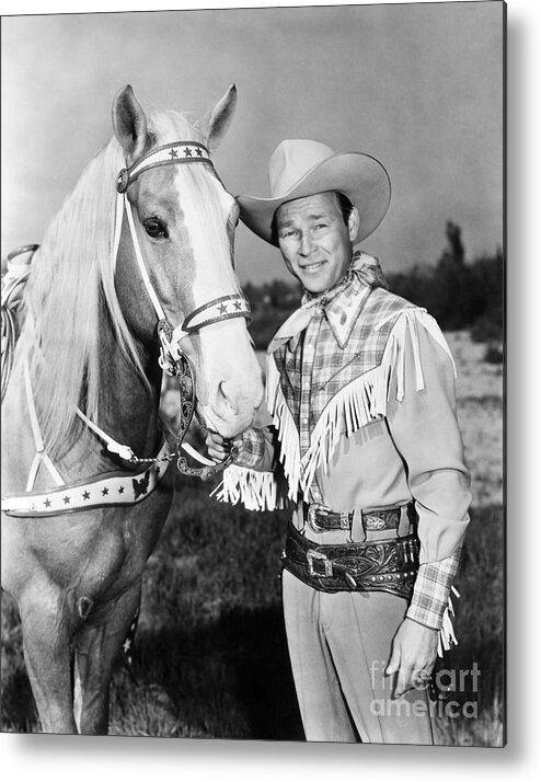 20th Century Metal Print featuring the photograph Roy Rogers by Granger