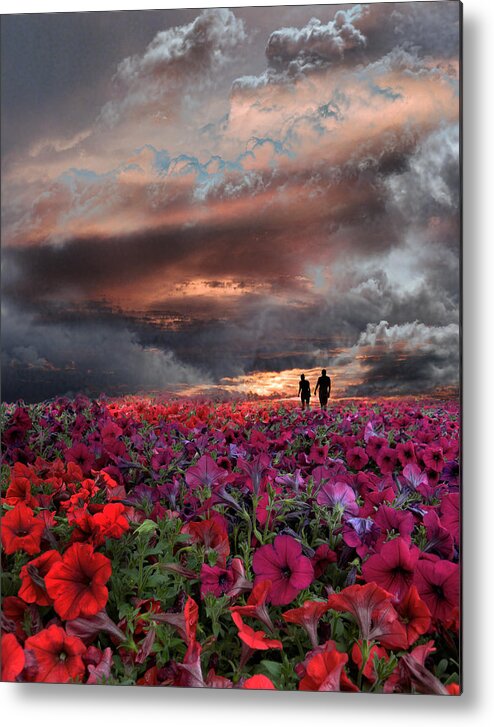 Flowers Metal Print featuring the photograph 4087 by Peter Holme III