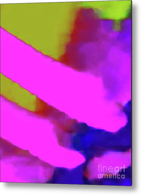 Walter Paul Bebirian Metal Print featuring the digital art 7-19-2015babcdefghijk by Walter Paul Bebirian