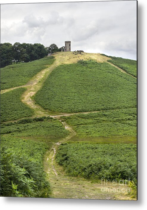 Leicestershire Landmarks Metal Print featuring the photograph A Path To A Folly by Linsey Williams