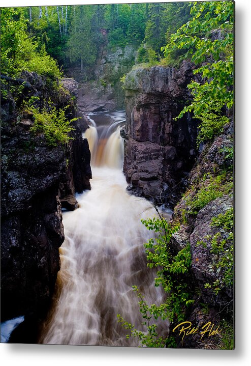 Flowing Metal Print featuring the photograph Above the Cauldron by Rikk Flohr