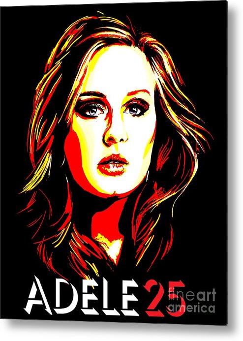 Adele 25 Metal Print featuring the painting Adele 25-1 by Tim Gilliland