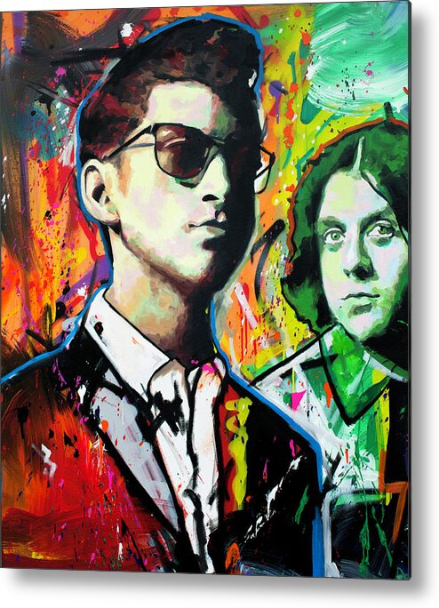Alex Turner Metal Print featuring the painting Alex Turner by Richard Day