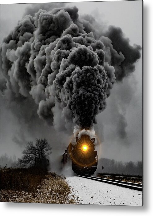 Polar Express Metal Print featuring the photograph All Aboard the Polar Express by Joe Holley