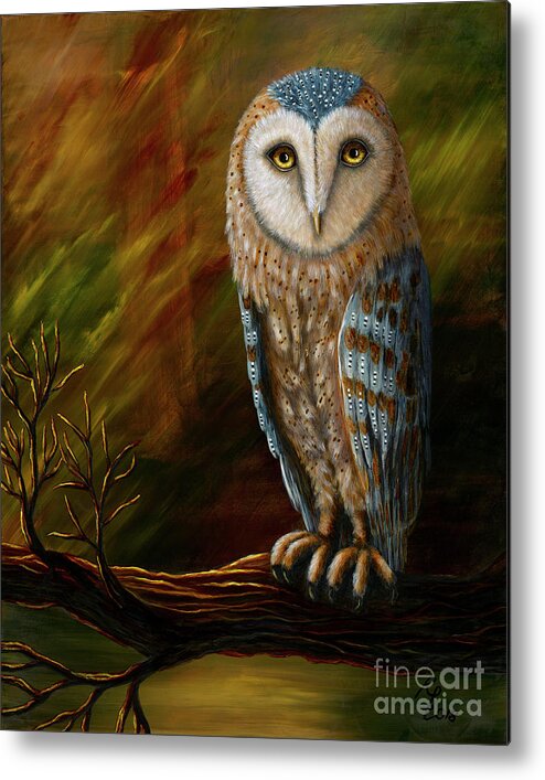 All Metal Print featuring the painting All Knowing by Rebecca Parker