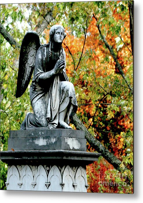 Angel Metal Print featuring the photograph An Angels' Prayer by Lesa Fine