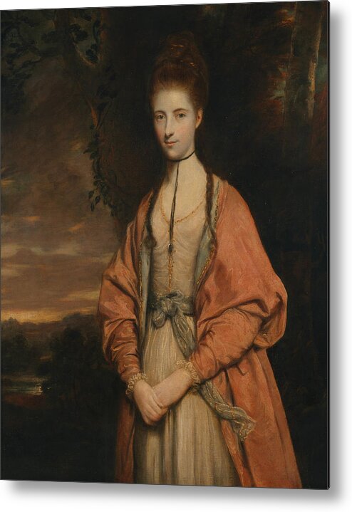 18th Century Art Metal Print featuring the painting Anne Seymour Damer by Joshua Reynolds