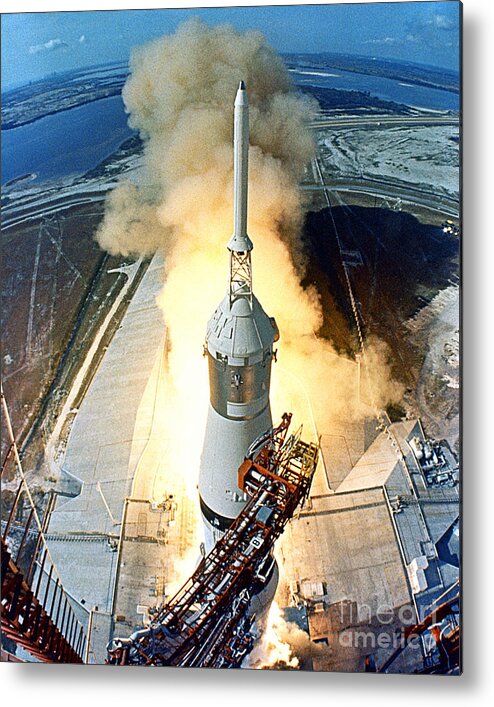 1969 Metal Print featuring the photograph Apollo 11 Launch by NASA Science Source