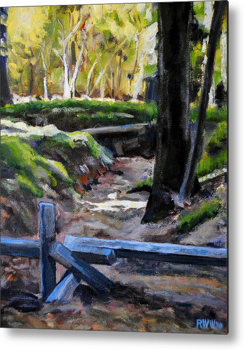Sonoma Metal Print featuring the painting Armstrong Woods by Richard Willson