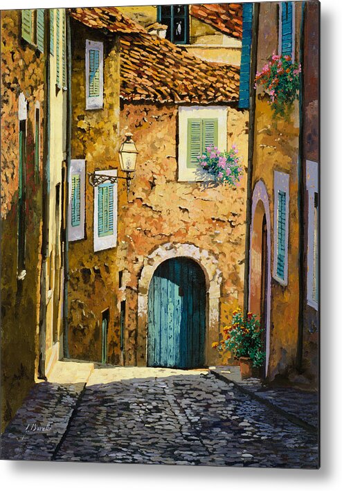 Landscape Metal Print featuring the painting Arta-Mallorca by Guido Borelli