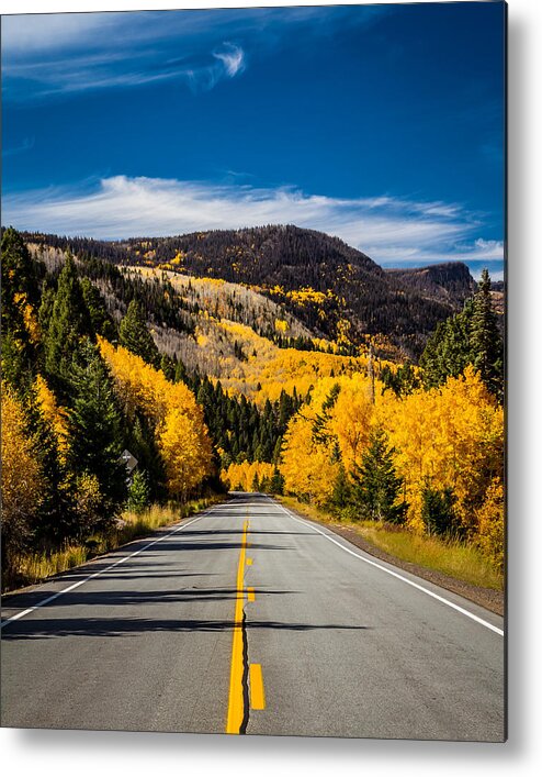 New Mexico Metal Print featuring the photograph Autumn Rockies by Ron Pate
