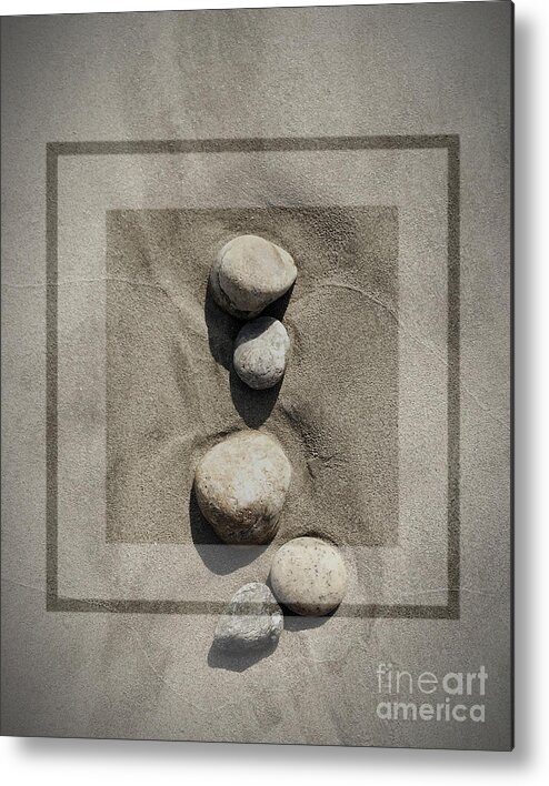 Rocks Metal Print featuring the photograph Beach Rocks 1 by Patty Vicknair