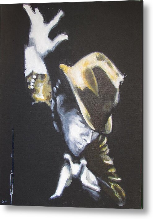 Tom Waits - American Singer-songwriter Metal Print featuring the painting Burma Shave 1979 by Eric Dee