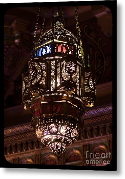 Art Metal Print featuring the photograph Byzantine Lamp by Phil Spitze