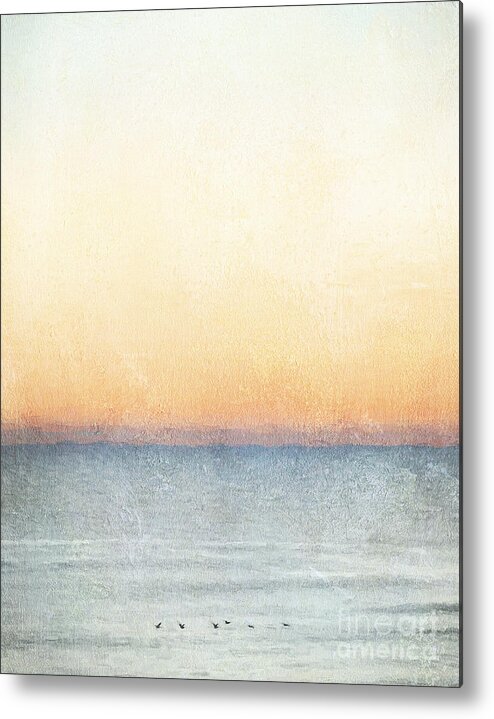 Sunset Metal Print featuring the digital art Calm Waters by Jayne Carney