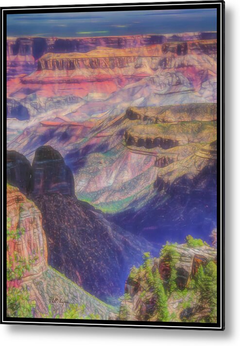 Grand Metal Print featuring the photograph Canyon Color by Will Wagner