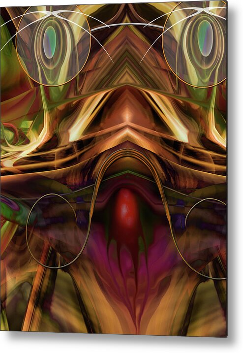 Mighty Sight Studio Metal Print featuring the digital art Cerebellum Festival by Steve Sperry