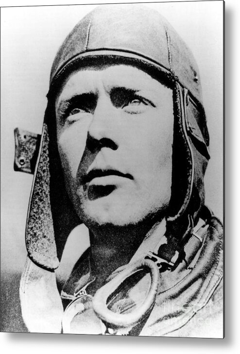 Aviation Metal Print featuring the photograph Charles Lindbergh, American Aviator by Science Source