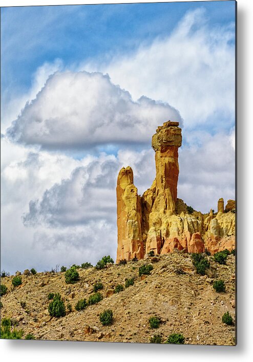 Abiquiu Metal Print featuring the photograph Chimney Rock by Robert FERD Frank