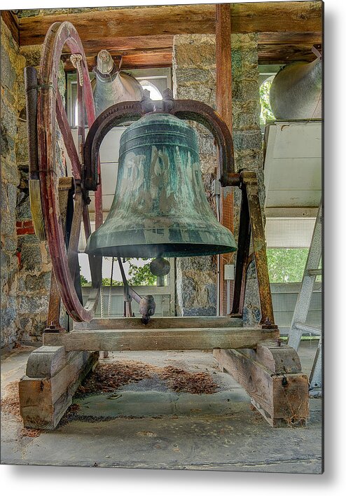 Church Bell Tower Metal Print featuring the photograph Church Bell 1783 by Jim Proctor