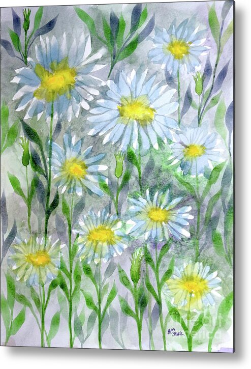  Metal Print featuring the painting Daisy Dreams by Barrie Stark