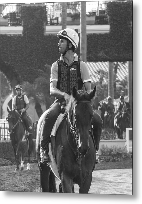 Horse Metal Print featuring the photograph Del Mar Sunrise by Dusty Wynne