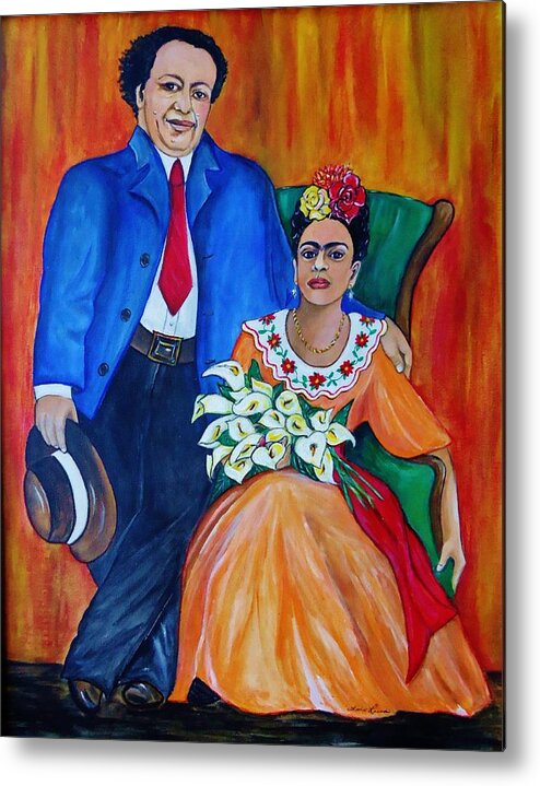 diego rivera and frida kahlo painting