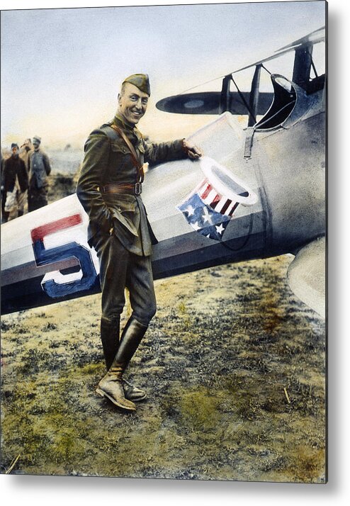 1918 Metal Print featuring the photograph Eddie Rickenbacker by Granger