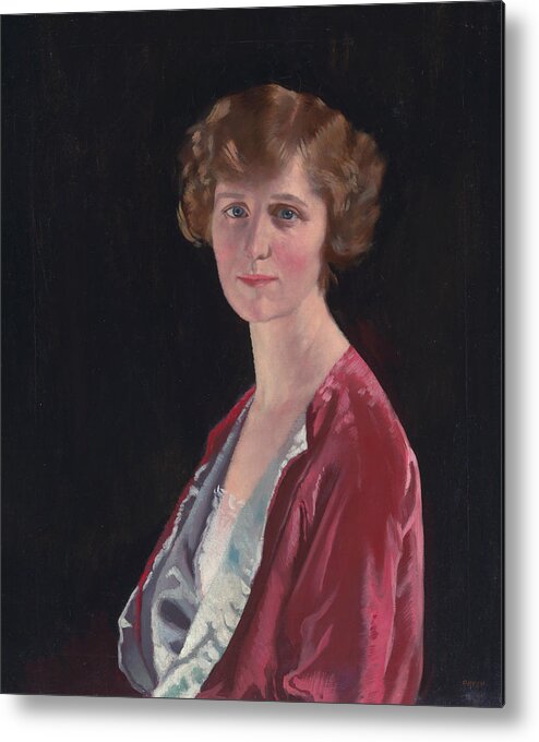Irish Art Metal Print featuring the painting Evelyn Marshall Field by William Orpen
