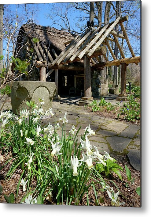 Faerie Metal Print featuring the photograph Faerie Cottage, Winterthur #4981 by Raymond Magnani