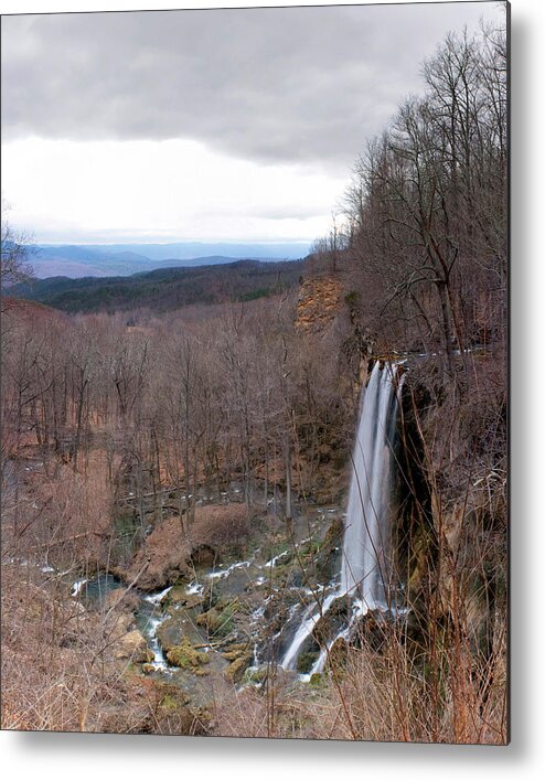 Falling Springs Metal Print featuring the photograph Falling Springs Panorama by Alan Raasch