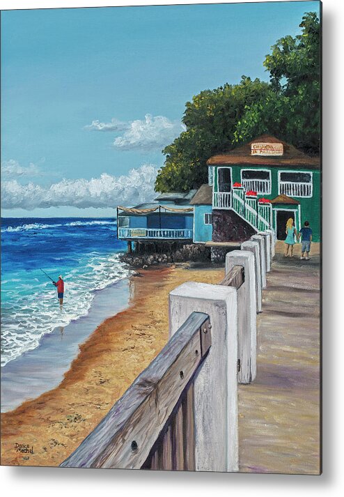 Landscape Metal Print featuring the painting Front Street Lahaina by Darice Machel McGuire