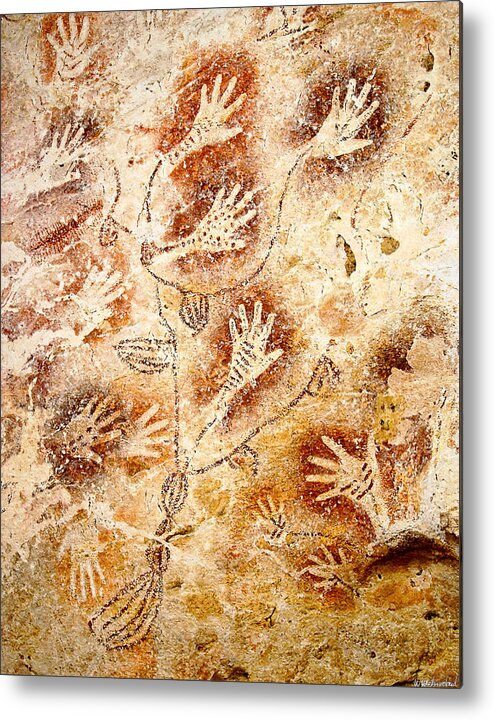 Gua Tewet Metal Print featuring the digital art Gua Tewet - Tree of Life by Weston Westmoreland