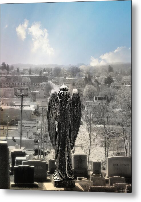 Guardian Of York Metal Print featuring the photograph Guardian of York by Dark Whimsy