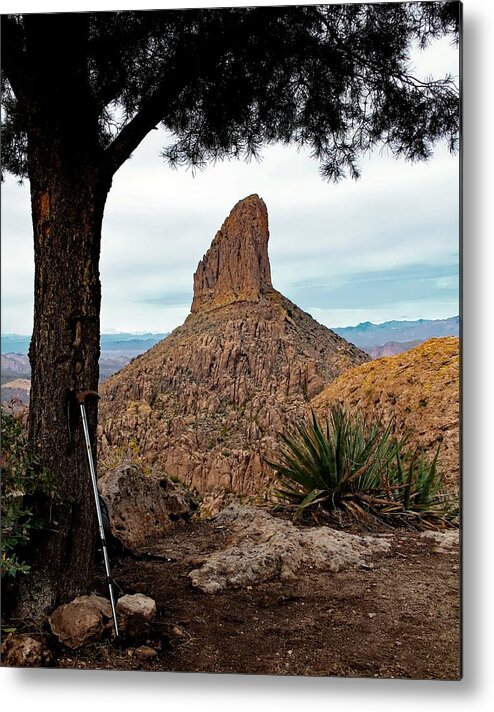Arizona Metal Print featuring the photograph Hikers Rest by Hans Brakob