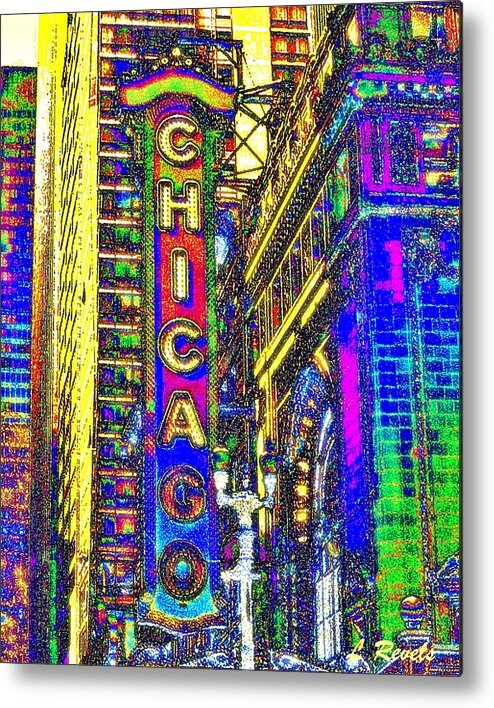 Chicago Metal Print featuring the photograph Iconic Chicago by Leslie Revels